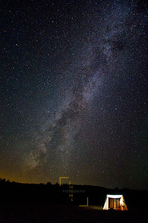 Camping Under the Milky Way