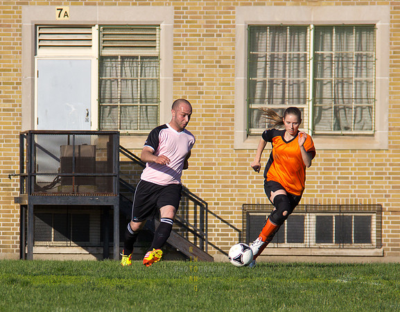Soccer Players in Action