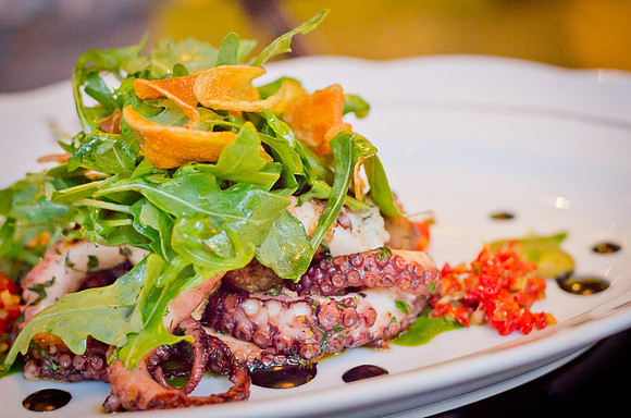 Grilled Octopus with Salad