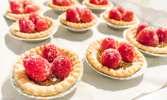 Raspberry Chocoloate Tarts