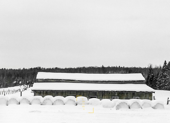 Winter Famhouse